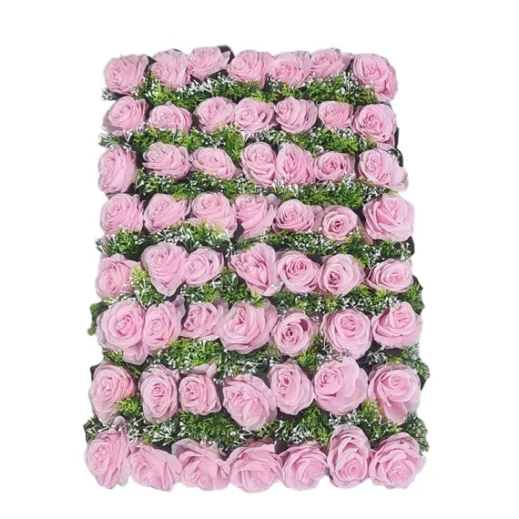 Panou Floral Artificial cu 56 de Trandafiri – 60 x