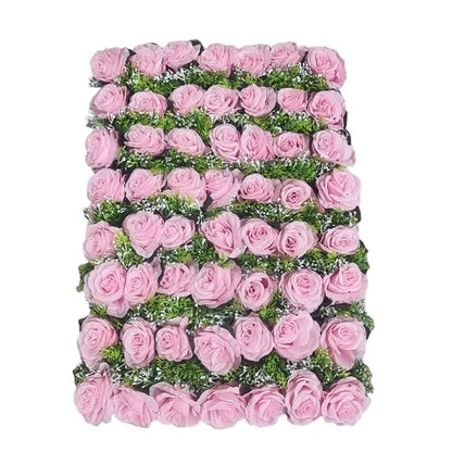 Panou Floral Artificial cu 56 de Trandafiri – 60 x