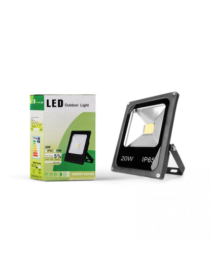 Proiector LED Slim 20W, 1800 lm, Lumină Albă Rece, IP66, 220V, Q-20A002