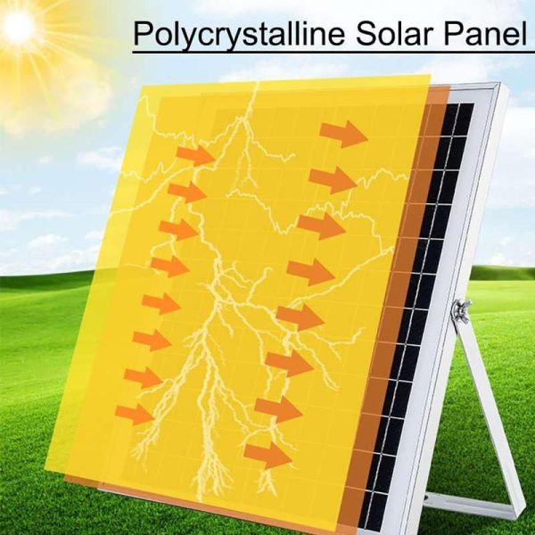 Proiector Solar LED 200W cu Panou Separat, Telecomandă și Protecție IP67, Q-18D038