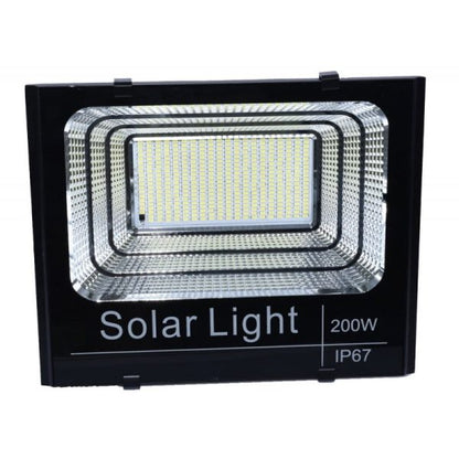 Proiector Solar LED 200W cu Panou Separat, Telecomandă și Protecție IP67, Q-18D038