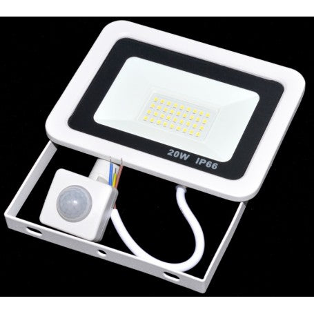 Proiector LED Slim 50W, 12V, 4500 lm, Lumină Rece, IP66, cu Clești Auto, Q-20B004