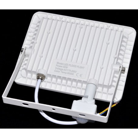 Proiector LED Slim 50W cu Senzor de Mișcare, Lumină Rece și Protecție IP66, Q-20A005