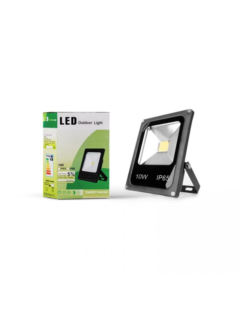 Proiector LED Slim 10W, 900 lm, Lumină Albă Rece, IP65, 220V, Q-20A001