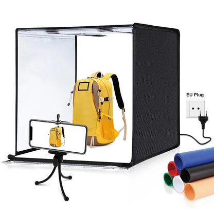 Cutie foto profesională/cort pentru fotografiere de produse 60x60x60cm — Mai Mult Confort