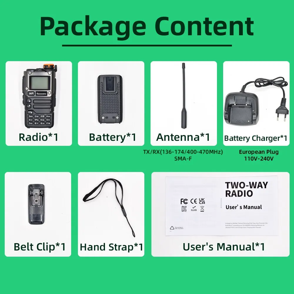 Radio emisie-receptie Walkie Talkie Quansheng UV-K5 5W — Utilitate Smart Zi de Zi