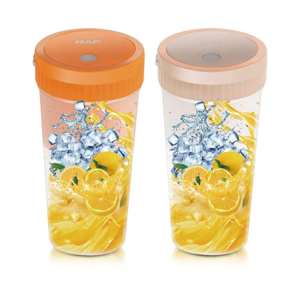 Blender portabil RAF R.2829O 300ml reincarcabil USB — Mai Mult Confort în Bucătărie