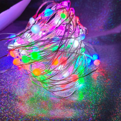 Instalatie Craciun Led-uri RGB USB — Ambient Modern Pentru Acasă
