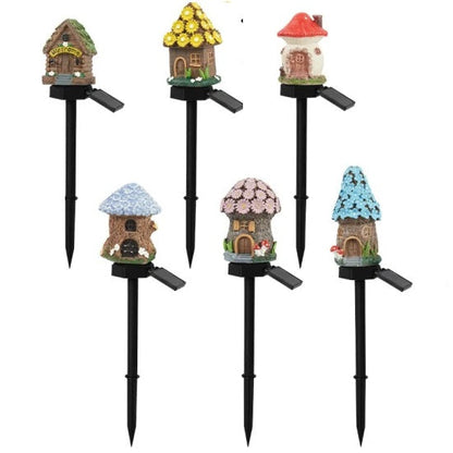 Lampa decorativa de gradina cu încarcare solara