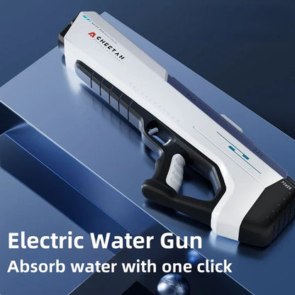 Pistol apa electric Cheetah 54x6x20 cm – tragere automata baterie — Util Pentru Familie și Copii