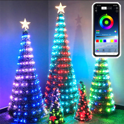 Instalatie Craciun Led-uri RGB USB — Ambient Modern Pentru Acasă