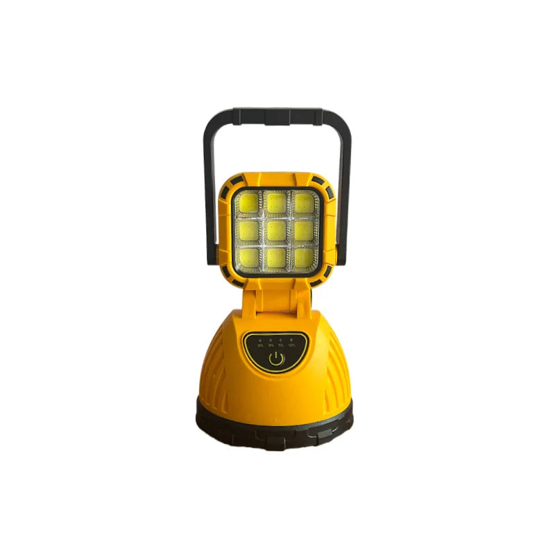 Lanterna portabila multifunctionala cu incarcare solara si reincarcabila prin USB — Ambient