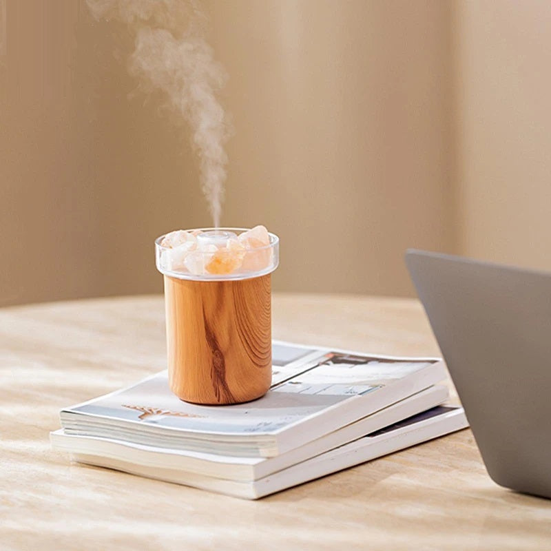 Umidificator cu cristale de sare LED 2W — Confort Practic Pentru Casa Ta