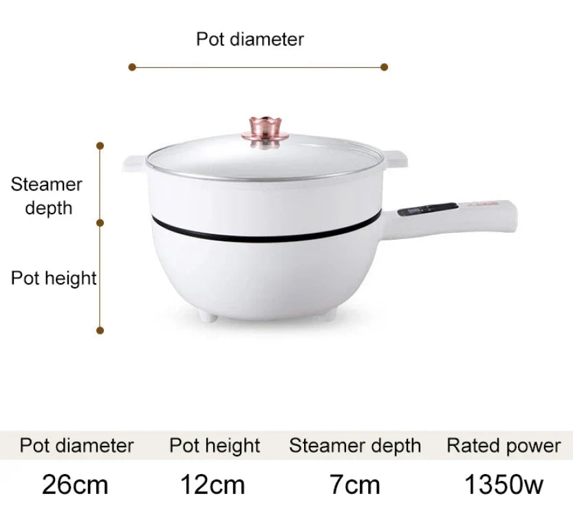 Tigaie Electrica Inteligenta 4L 28 cm — Mai Mult Confort în Bucătărie