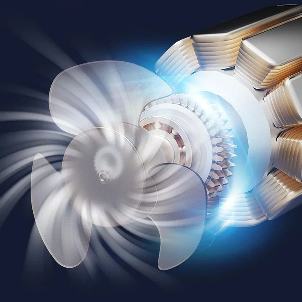 Ventilator portabil de birou cu umidificare prin pulverizare si telecomanda — Utilitate Smart Zi