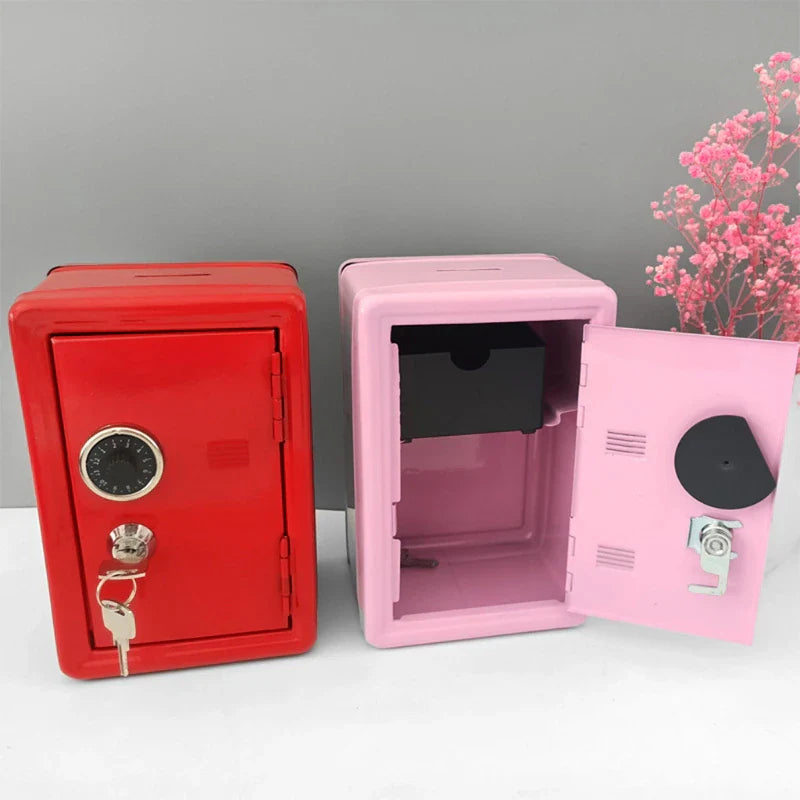 Pusculita copii metalic 12x10x18cm — Util Pentru Familie și Copii