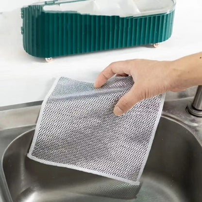 Set 10 lavete din microfibra metalica — Mai Mult Confort în Bucătărie