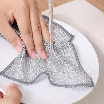 Set 10 lavete din microfibra metalica — Mai Mult Confort în Bucătărie