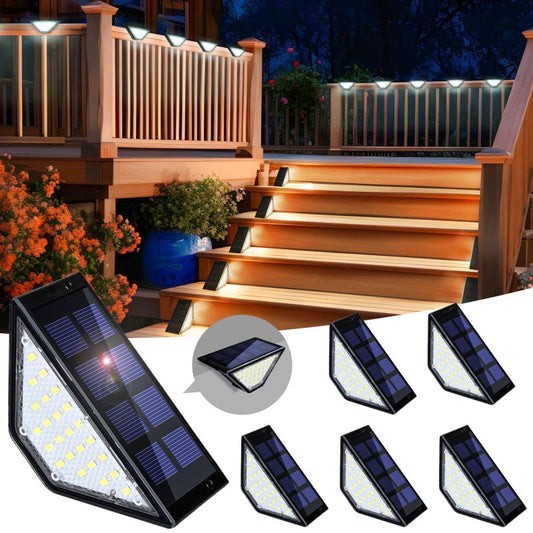 Set 2 Lămpi Solare LED Ultra-Subțiri pentru Trepte, Gard și Alei, CLS-IL090