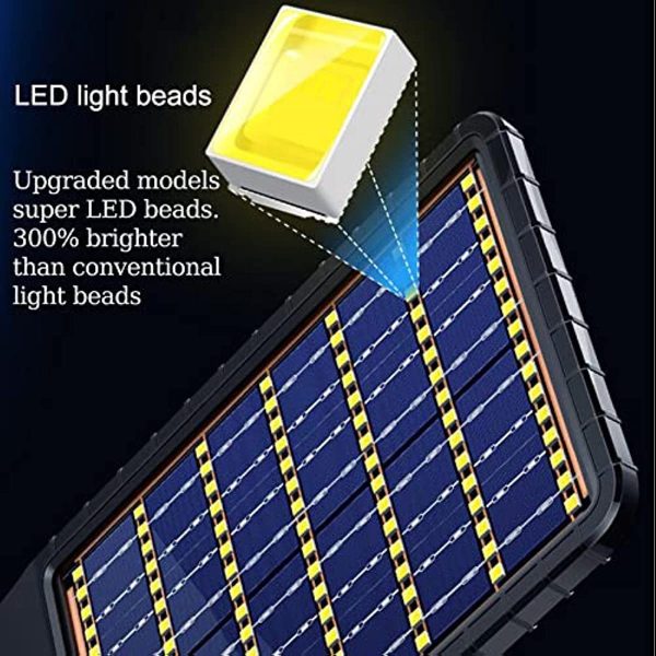 Lampă Stradală Solară 200W cu Panou Bifacial, Încărcare Dublă, Senzor și Telecomandă, CLS-IL075