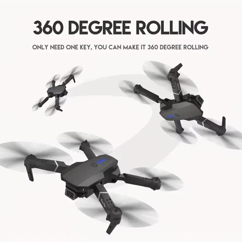 RESIGILAT - Drona inteligenta E88 Pro cu camere 4K — Utilitate Smart Zi de Zi