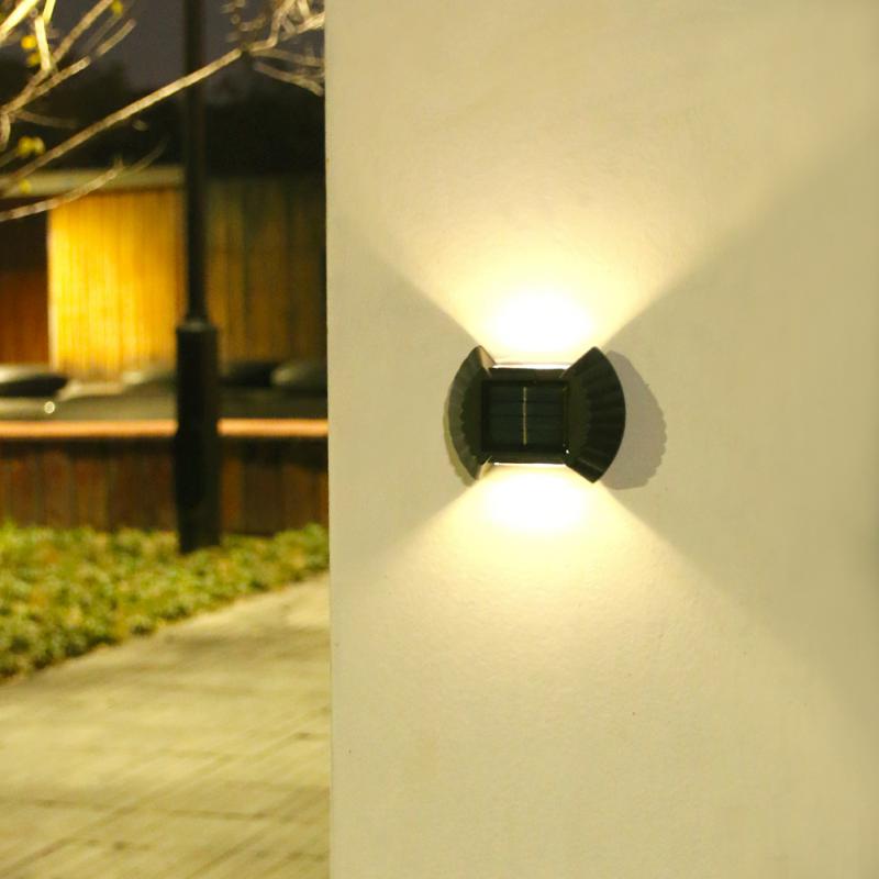Set 4 lampi solare exterioare pentru perete — Ambient Modern Pentru Acasă