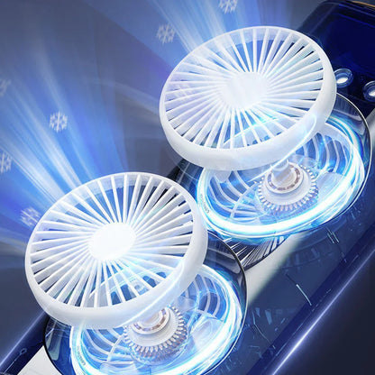 Ventilator portabil de birou cu umidificare prin pulverizare si telecomanda — Utilitate Smart Zi