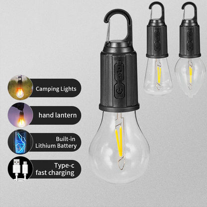 Set 4 becuri LED Retro cu decor de iluminare — Ambient Modern Pentru Acasă