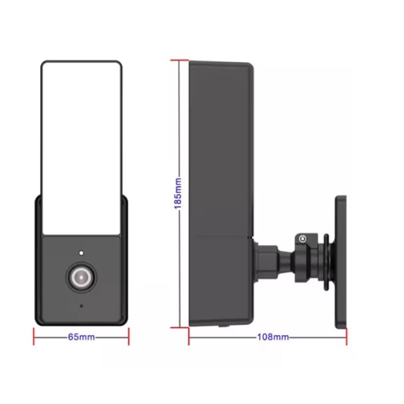 Camera supraveghere 4K exterior cu senzor miscare reflector si aplicatie — Control și Siguranță