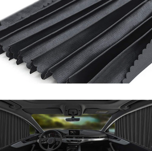 Set 4 parasolare retractabile auto — Confort și Siguranță la Drum