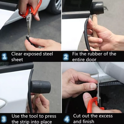 Banda (cheder) de protectie auto pentru usi 5 m — Confort și Siguranță la Drum