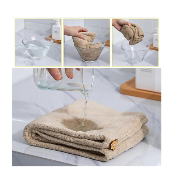 Prosop-turban pentru uscarea părului — Soluție Practică Pentru Acasă