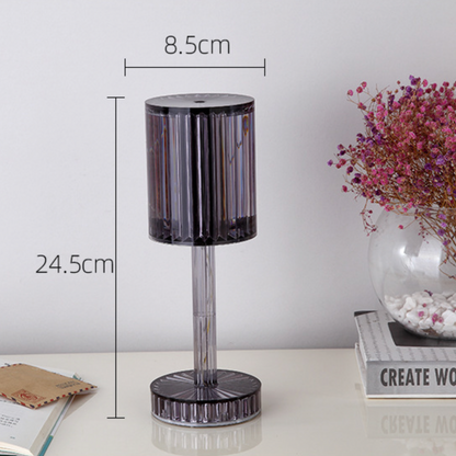 Lampa de masa wireless din cristal acrilic cu touch si — Ambient Modern Pentru Acasă