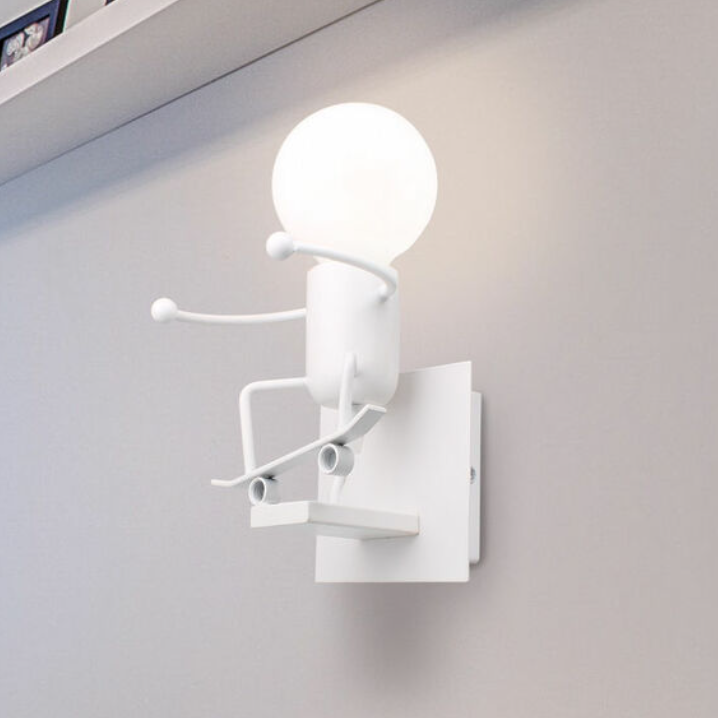 Lampa metalica retro industriala tip humanoid — Ambient Modern Pentru Acasă