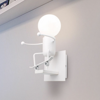 Lampa metalica retro industriala tip humanoid — Ambient Modern Pentru Acasă