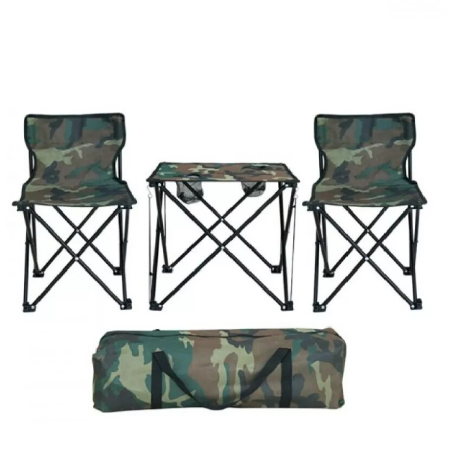 Set masa si scaune pliabile pentru camping — Mai Mult Confort Oriunde