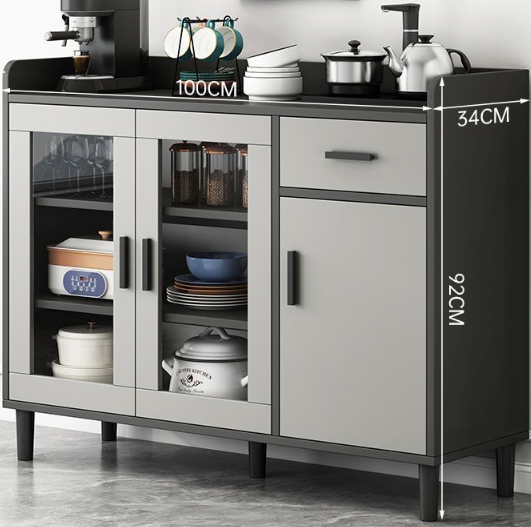 Dulap bucatarie tip vitrina pentru vesela — Mai Mult Confort în Bucătărie