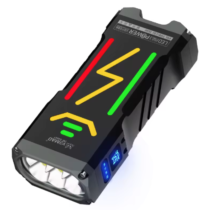 Lanterna Profesionala YM-G666 6 LED uri P90 reincarcabila USB — Ambient Modern Pentru Acasă