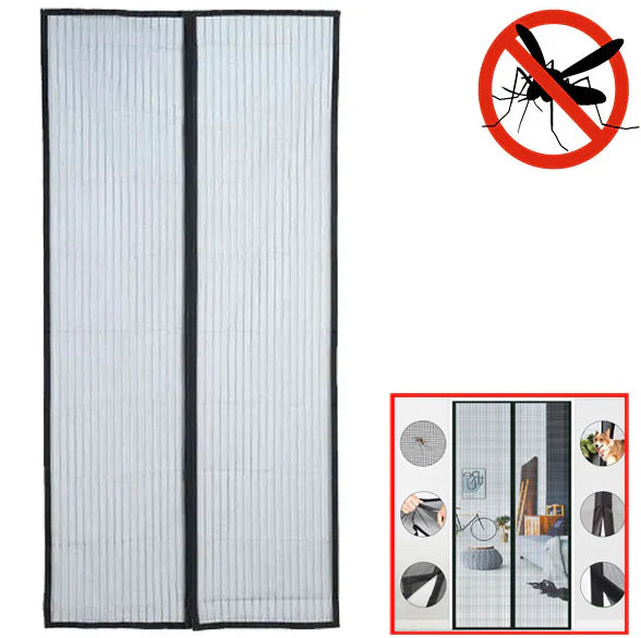 Set 3 perdele magnetice antiinsecte 190 x 100 cm — Confort Practic Pentru Casa Ta