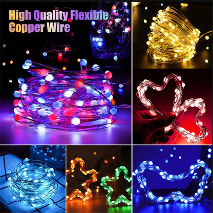 Instalatie Craciun Led-uri RGB USB — Ambient Modern Pentru Acasă