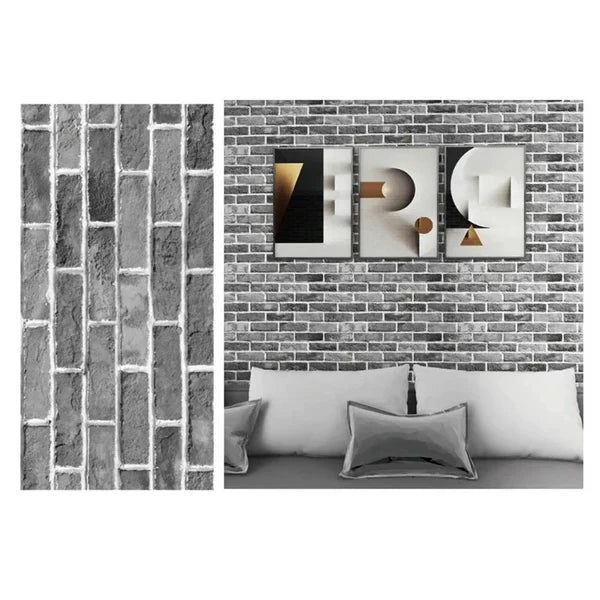 Tapet autoadeziv decorativ 30x60 gri — Confort Practic Pentru Casa Ta