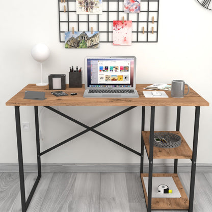 Birou modern cu rafturi laterale – PAL 18 mm — Confort Practic Pentru Casa Ta