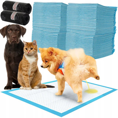 Set 20 covorase absorbante pentru animale de companie 60x90cm — Îngrijire Mai Ușoară