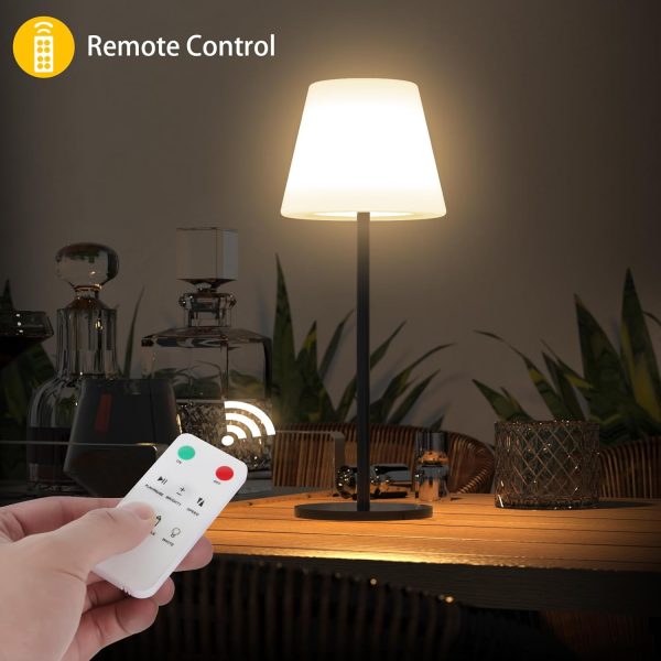 Lampă de Masă Solară RGBW cu Telecomandă, IP65, 27/41 cm, CLS-IL013