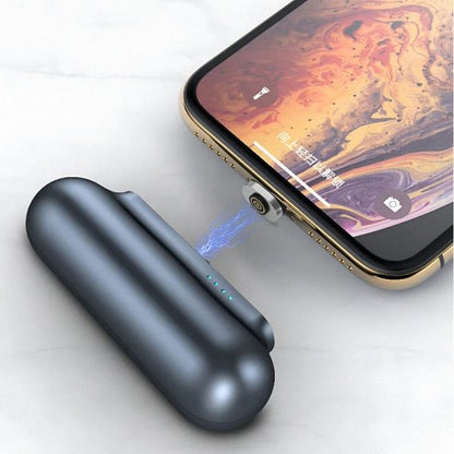 Baterie externa magnetica 3 in 1 5000 mAh Negru — Utilitate Smart Zi de Zi
