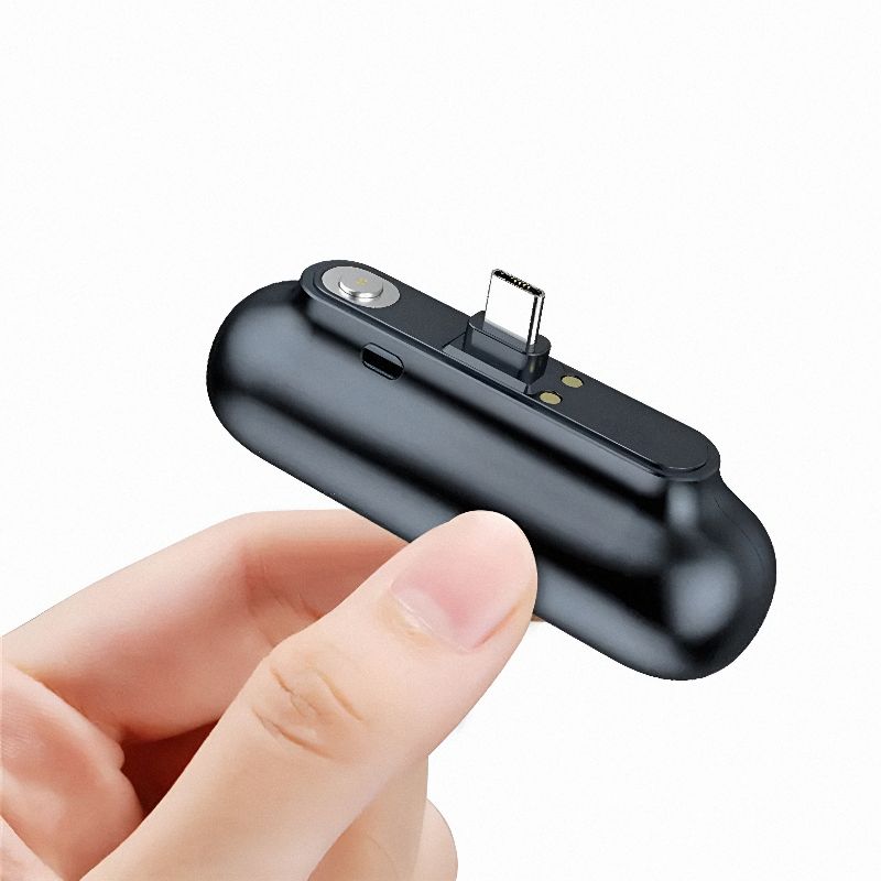 Baterie externa magnetica 3 in 1 5000 mAh Negru — Utilitate Smart Zi de Zi