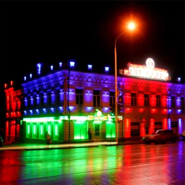 Proiector LED RGB 100W, 220V, IP66, cu Telecomandă pentru Exterior, EAZ-IL0119