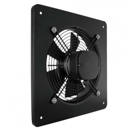 Ventilator Axial de Perete 450mm, Carcasă Metalică, pentru Evacuare Debit Mare de Aer, Montaj Mural, Q-14H027