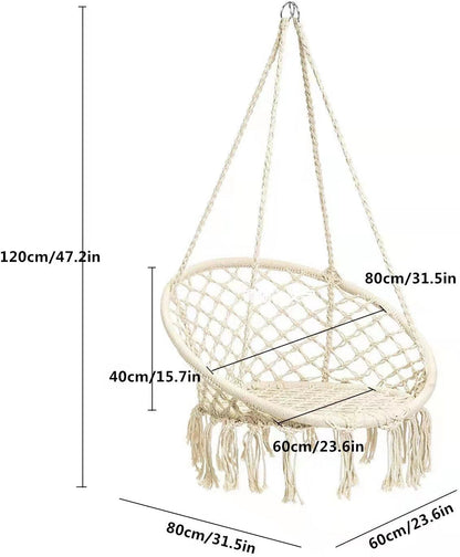 Leagan suspendat pentru curte sau gradina diametru 80cm