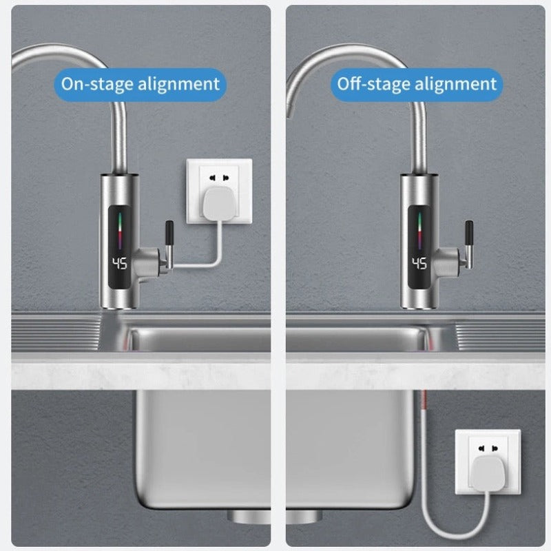 Robinet electric instant din inox 3000W — Mai Mult Confort în Bucătărie